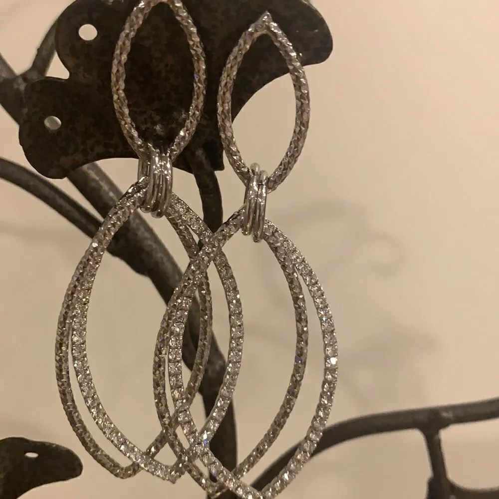 ❌Last deal ❌Silver double layer earring - Picture 2 of 7